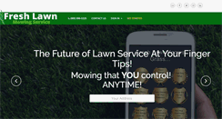 Desktop Screenshot of freshlawn.com