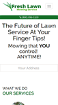 Mobile Screenshot of freshlawn.com