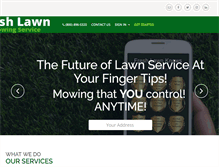 Tablet Screenshot of freshlawn.com